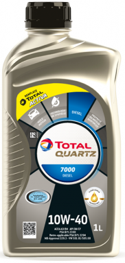 Motorový olej Total Quartz Diesel 7000 10W-40, 1L