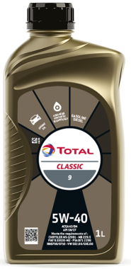 Motorový olej Total Classic 9 5W-40, 1L