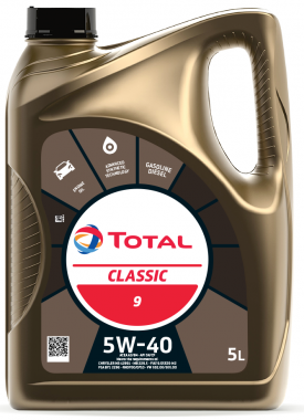 Motorový olej Total Classic 9 5W-40, 5L