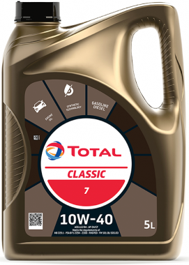 Motorový olej Total Classic 7 10W-40, 5L