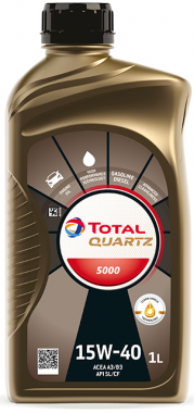 Motorový olej Total Quartz 5000 15W-40, 1L