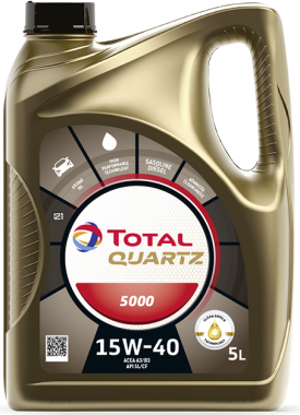 Motorový olej Total Quartz 5000 15W-40, 5L