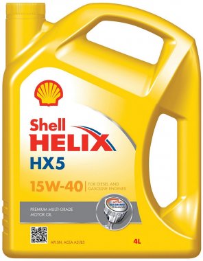 Motorový olej Shell Helix HX5 15W-40, 4L