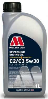 Motorový olej Millers Oils XF Premium C2/C3 5W-30, 1L