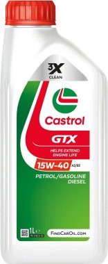 Motorový olej Castrol GTX A3/B3 15W-40, 1L