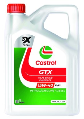 Motorový olej Castrol GTX A3/B3 15W-40, 4L