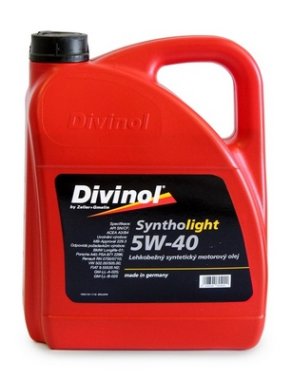Motorový olej Divinol Syntholight 5W-40, 5L