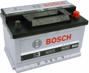 Autobaterie Bosch S3, 12V, 70Ah, 640A, S3 007