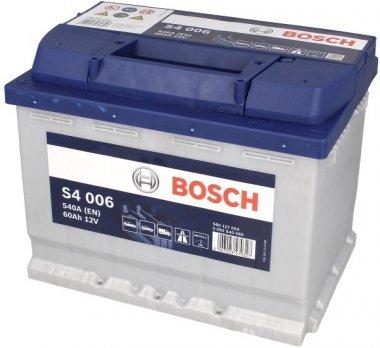 Autobaterie Bosch S4, 12V, 60Ah, 540A, S4 006