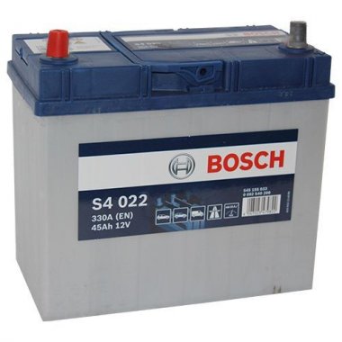 Autobaterie Bosch S4, 12V, 45Ah, 330A, S4 022