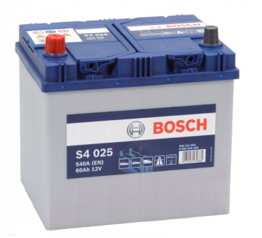 Autobaterie Bosch S4, 12V, 60Ah, 540A, S4 025