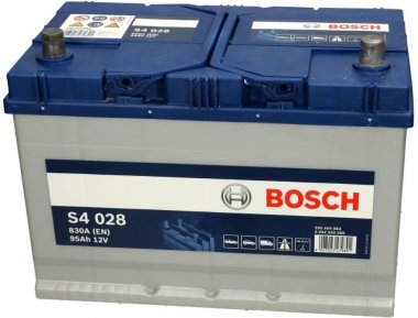 Autobaterie Bosch S4, 12V, 95Ah, 830A, S4 028
