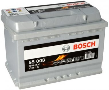 Autobaterie Bosch S5, 12V, 77Ah, 780A, S5 008