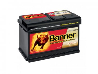 Autobaterie Banner Running Bull AGM 12V, 70Ah, 760A, 570 01