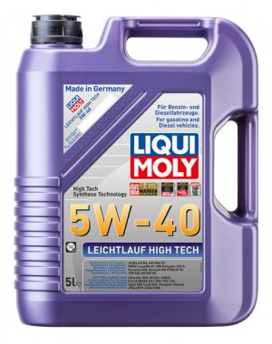 Motorový olej Liqui Moly Leichtlauf High Tech 5W-40, 5L