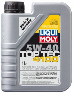 Motorový olej Liqui Moly Top Tec 4100 5W-40, 1L