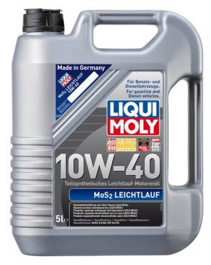 Motorový olej Liqui Moly MoS2 Leichtlauf 10W-40, 5L