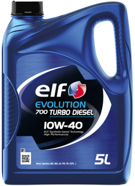 Motorový olej Elf Evolution 700 Turbo Diesel 10W-40, 5L