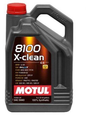 Motorový olej Motul 8100 X-CLEAN 5W-40, 5L
