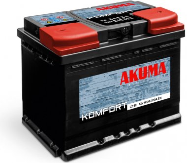 Autobaterie Akuma Komfort 12V, 55Ah, 480A, L2 55