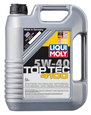 Motorový olej Liqui Moly Top Tec 4100 5W-40, 5L