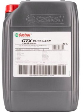 Motorový olej Castrol GTX Ultraclean A3/B4 10W-40, 20L