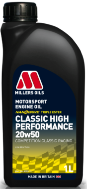 Motorový olej Millers Oils Classic High Performance 20W-50, 1L