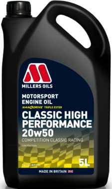 Motorový olej Millers Oils Classic High Performance 20W-50, 5L