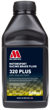 Brzdová kapalina Millers Oils Brake Fluid 320+, 500ml