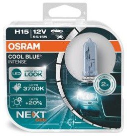 Žárovka Osram H15, Cool Blue Intense Next Gen. 64176CBN-HCB