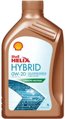 Motorový olej Shell Helix HYBRID 0W-20, 1L