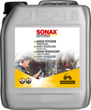 Rozpouštědlo tuků SONAX AGRO Degreaser Solvent Based 07425000
