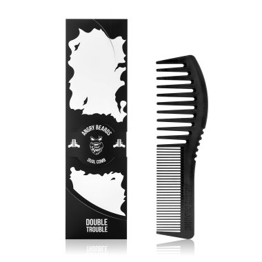 Angry Beards Dual Comb - karbonový hřeben