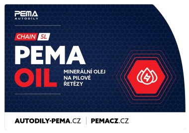 Olej na řetězy motorových pil PEMA CHAIN, 5L