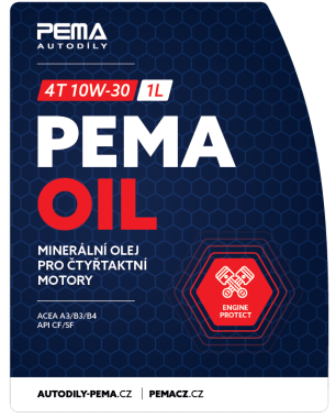 Motorový olej PEMA 4T 10W-30, 1L