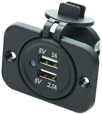 Compass zásuvka 2x USB 2,1A