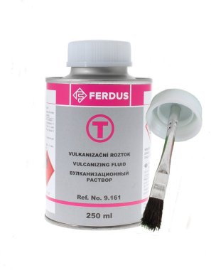 Vulkanizační roztok T 250 ml + menší štětec - FERDUS 9.161