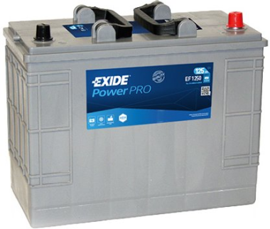 Autobaterie Exide PowerPRO 12V, 125Ah, 850A, EF1250