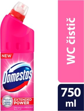 Domestos Extended Power dezinfekční a čistící přípravek Pink 750 ml