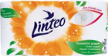Linteo Satin toaletní papír 3vrstvý 8 ks