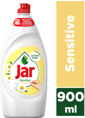 Jar Sensitive Heřmánek & Vitamin E prostředek na ruční mytí nádobí 900 ml