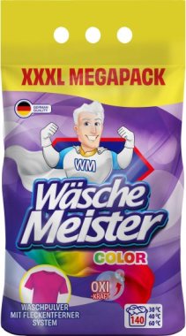Wäsche Meister Color prací prášek, 140 praní 10,5 kg