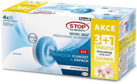 Ceresit STOP vlhkosti Aero 360° náhradní tablety 3v1 luční kvítí 4 x 450 g