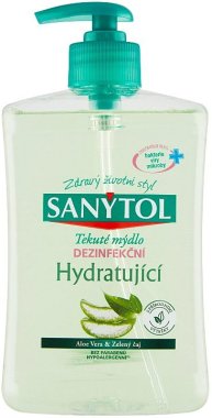 Sanytol Aloe vera & zelený čaj dezinfekční mýdlo na ruce 500 ml