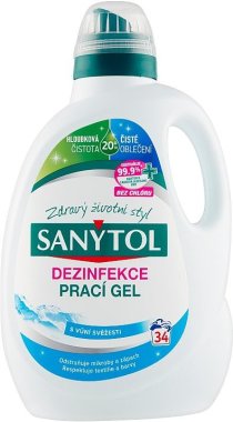 SANYTOL Grand Air dezinfekční prací gel 34 praní 1,70 l
