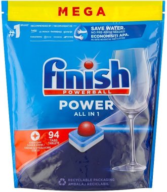 Finish Powerball Power All in 1 tablety do myčky nádobí 94 ks 1,504 kg