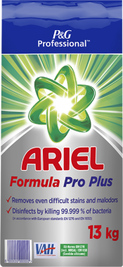 ARIEL Professional Formula Pro Plus dezinfekční prací prášek 13kg