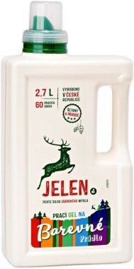 JELEN prací gel na barevné prádlo 2,7l