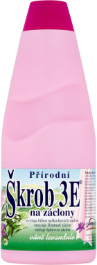 3E škrob na záclony 500ml, růžový, vůně levandule