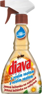 Diava leštěnka na nábytek s včelím voskem 330ml